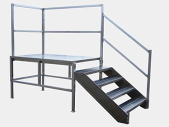 Flex-Step OSHA Aluminum Stairs