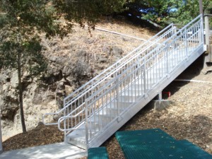Aluminum Stairway