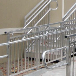 Aluminum Bleacher Access Stairs & Ramps for High School Stadiums